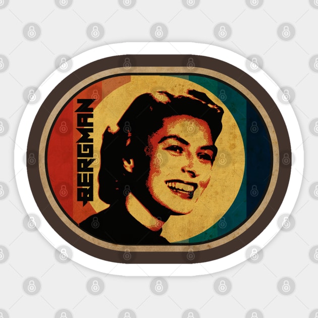 Vintage Bergman Dream Sticker by CTShirts